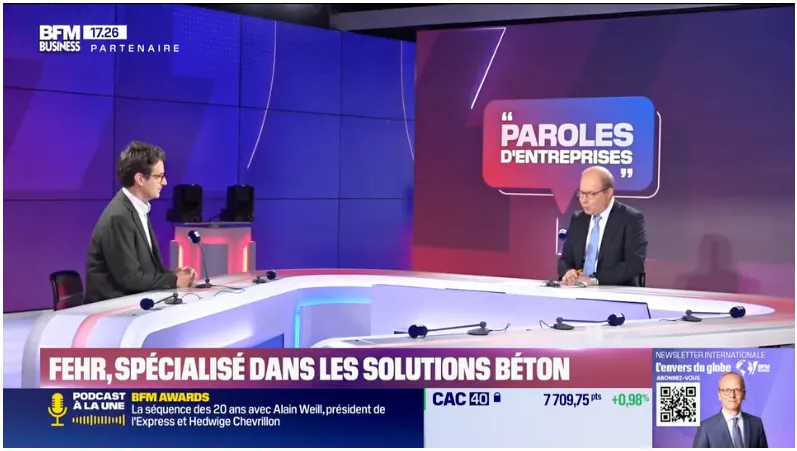 FEHR sur BFM Business pour  présenter nos engagements en faveur d’un avenir durable !