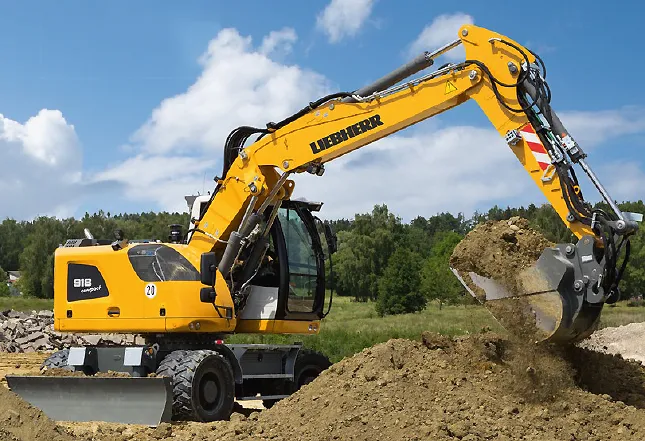 pelle pneus A 918 compact LIEBHERR | FEHR Group