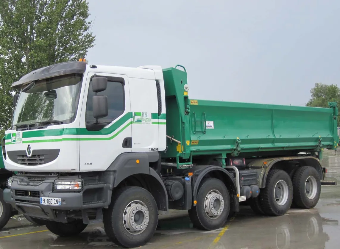 Camion 4 essieux bi-benne | FEHR Group